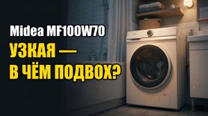Стиральная машина Midea MF100W70: Что Скрыто За Узким Корпусом