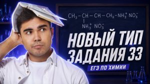 Новый тип задания 33 ЕГЭ химия 2026 | Полный разбор новых типов заданий из реального ЕГЭ | Умскул