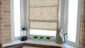 Римские ШТОРЫ. Недорого и стильно. DIY. Для балкона, загородного дома и дачи