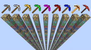 Какая кирка является основным инструментом в эксперименте Minecraft