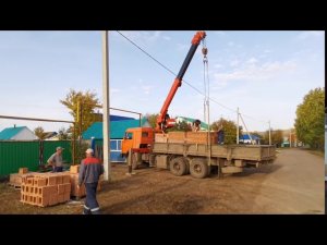 #Строим дом. Завозим керамические блоки ™️ Kerakam