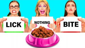 Откуси Лизни или Ничего Челлендж _ Кухонные Лайфхаки и Хитрости от BaRaDa Challenge