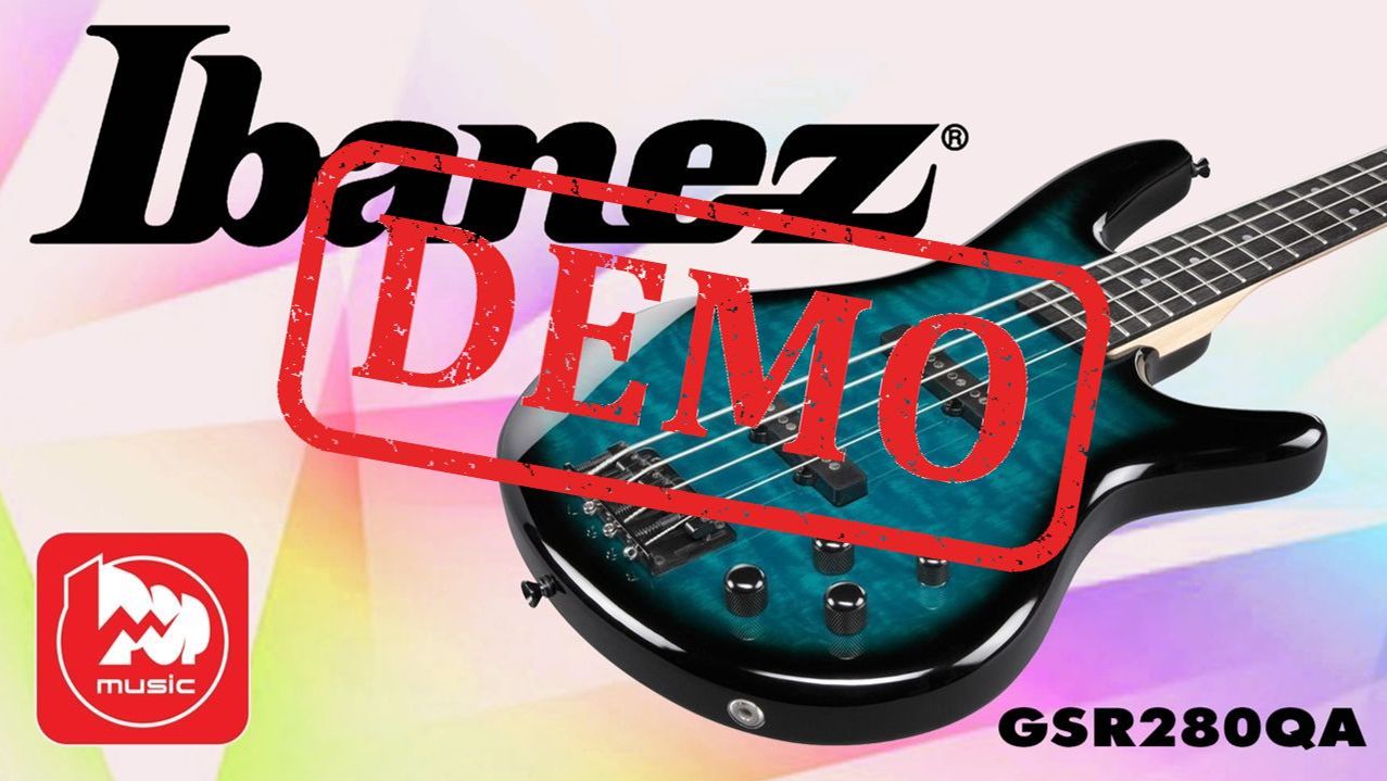 Бас-гитара IBANEZ GSR280QA-TMS - демострация звучания