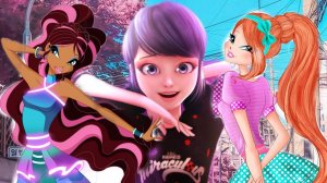 Клип Леди Баг и Супер-Кот | Виа Гра - Анти-Гейша  ft. WINX