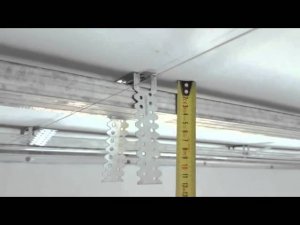Монтаж потолка из гкл