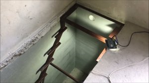 Лестница в подвал из профильной трубы