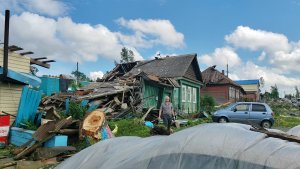 Кушве, пострадавшей от  смерча,  помогают жители  всей Свердловской области