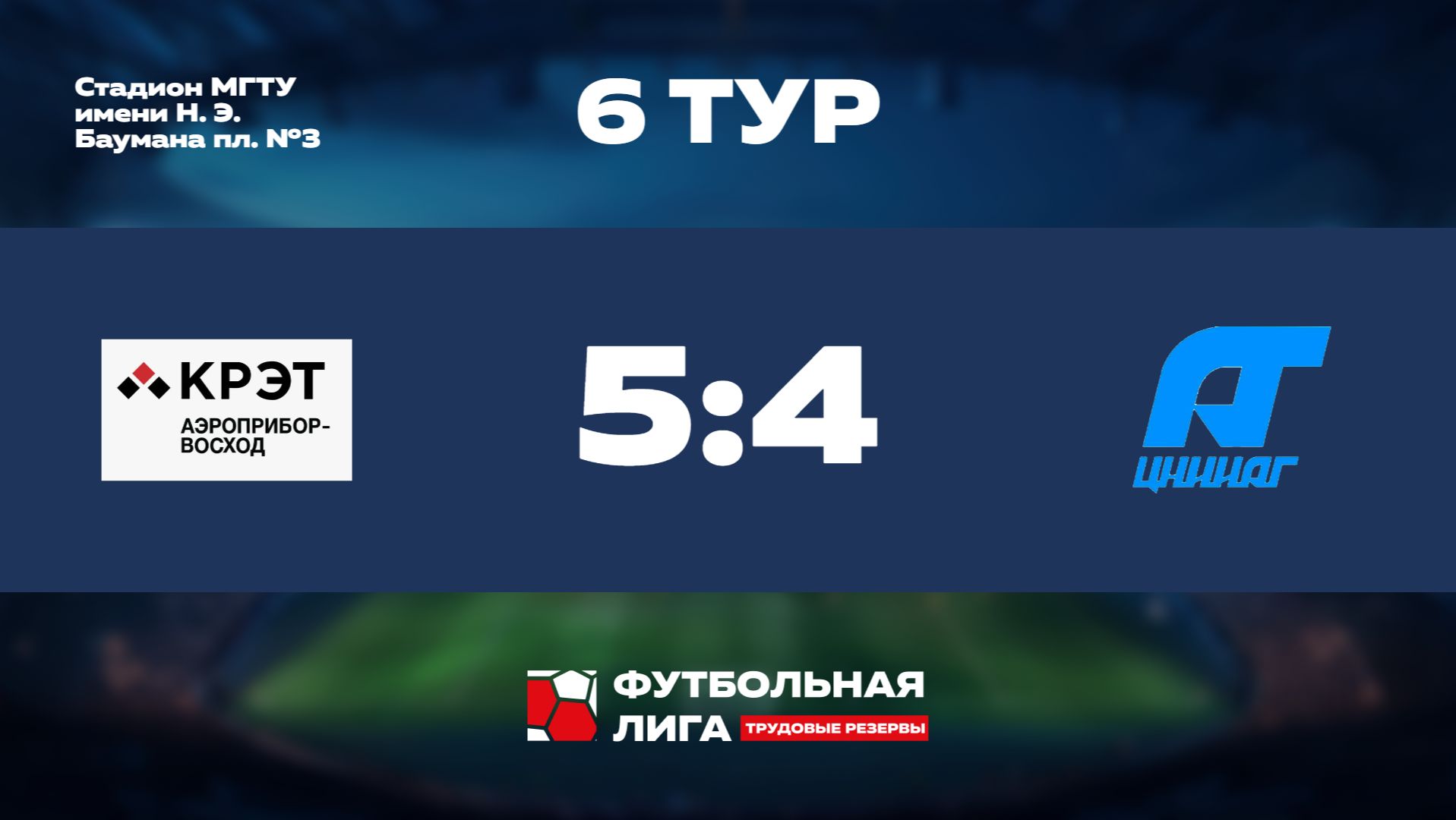 Обзор | 6 тур | АП Восход - ЦНИИАГ | Сатурн