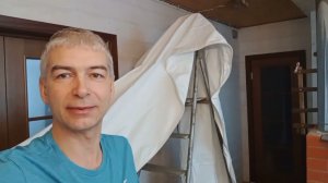 Натяжной потолок в деревянном доме своими рукам