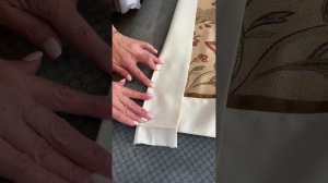 Как сшить римскую штору