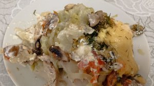 Запеканка из куриного фарша