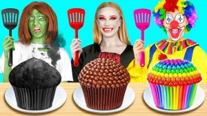Кулинарный Челлендж_ Вампир vs Клоун vs Зомби _ Смешные Челленджи от BaRaDa Challenge