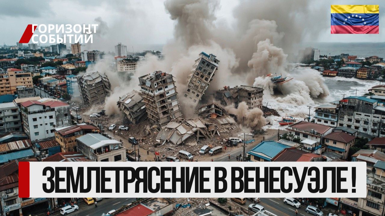 Сильнейшее за 100 лет землетрясение в Венесуэле М 7,5: Разрушены города, спасатели ищут выживших смотреть онлайн