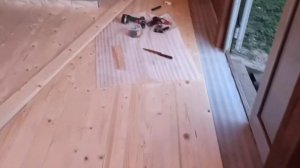 Деревянный пол в беседке !!!!