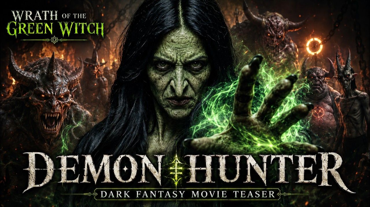 DEMON HUNTER Wrath of the Green Witch Dark Fantasy Movie Teaser смотреть онлайн