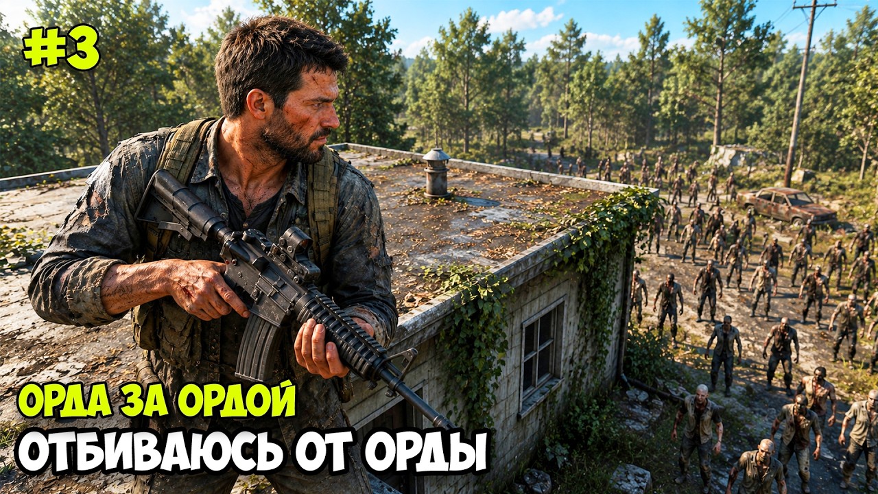 Human Host #3 - Орда за ордой - Новая печь и верстак - Выживание в постапокалипсис смотреть онлайн