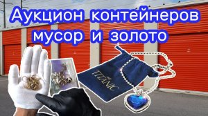 АУКЦИОН КОНТЕЙНЕРОВ В США / Два лота на аукционе.  Мусор и Золото.