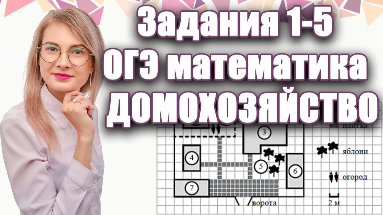 Уничтожаем ДОМОХОЗЯЙСТВО на ОГЭ по математике! Разбор Заданий 1-5 из банка ФИПИ