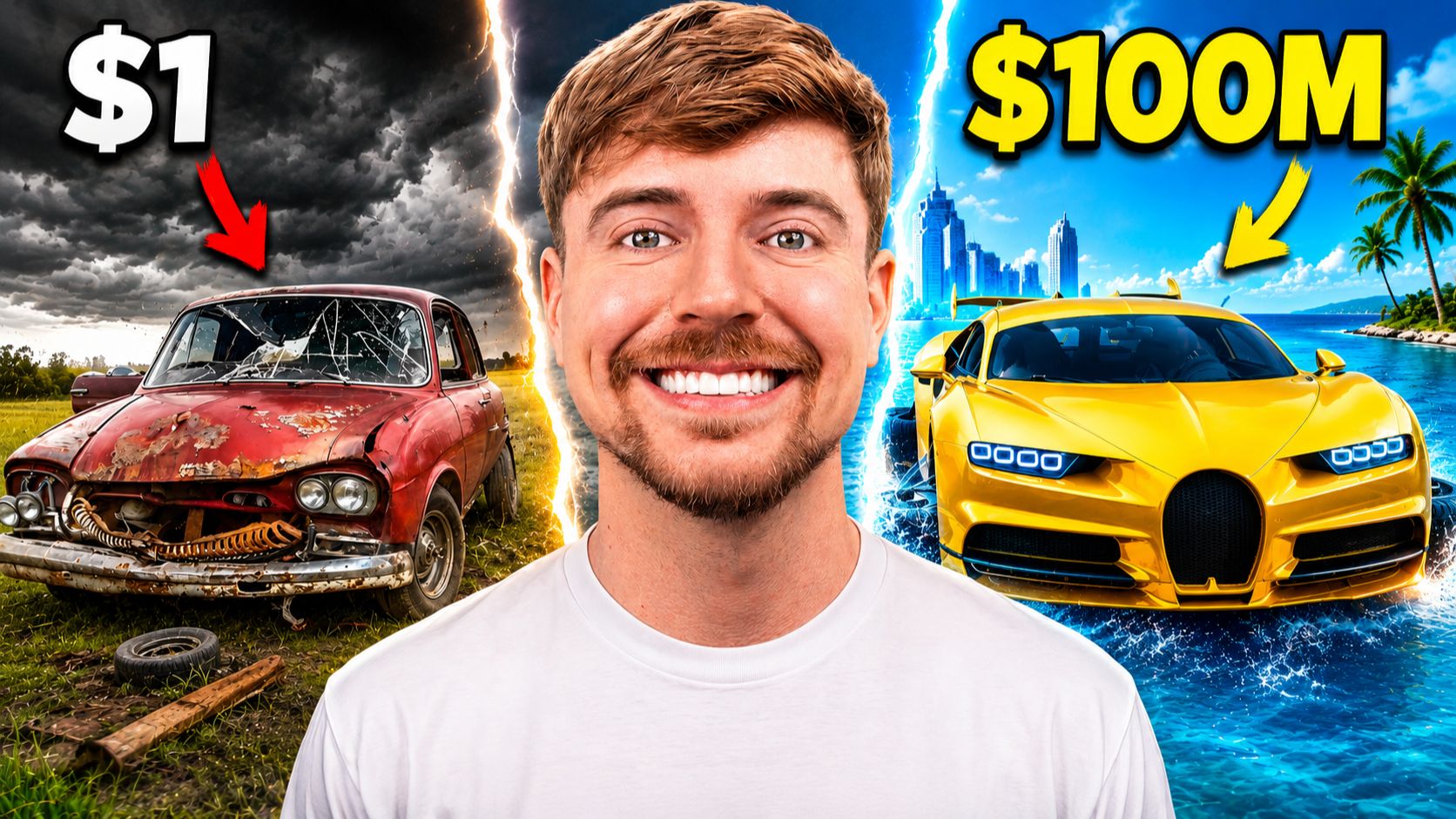 Машина за $1 Vs $100,000,000! смотреть онлайн