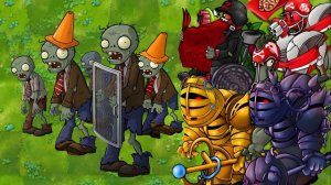 Зомби против растений Plants vs Zombies ПвЗ Растения против Зомби PvZ Fusion Битва прохождение