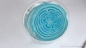 Водный маникюр в домашних условиях на русском 2 способа |  Water Marble Nail Art