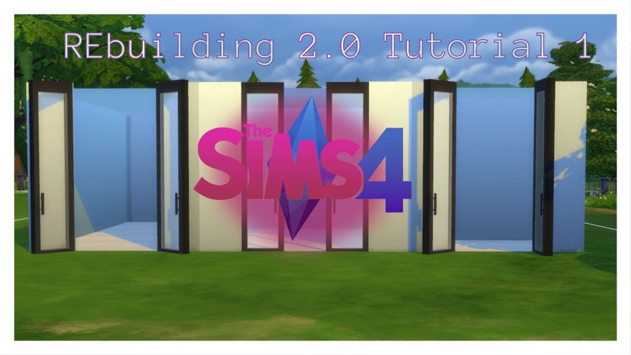 SIMS 4 REbuilding 2.0 | Open door tutorial | Как сделать открытые двери в Симс 4 | Мини-урок смотреть онлайн