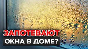 Окна перестанут ПОТЕТЬ, если сделать ЭТО! / Почему на окнах образуется конденсат?
