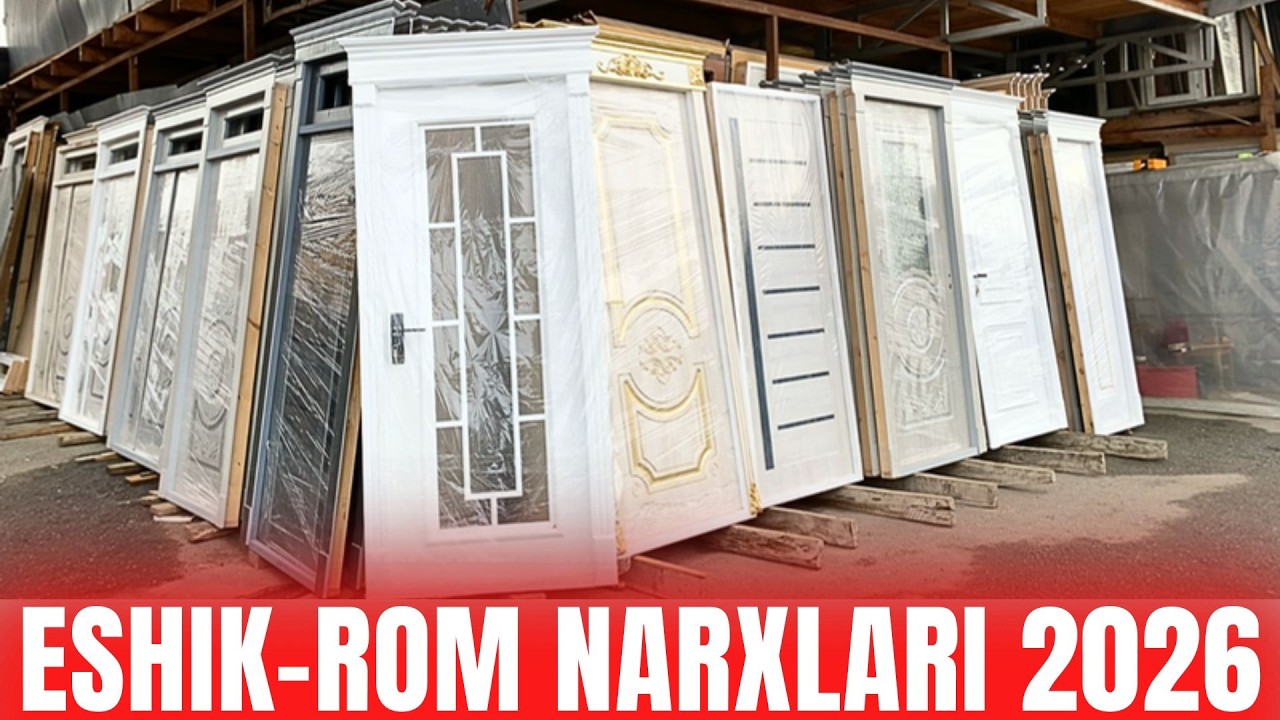 MDF ESHIK VA DERAZALAR NARXLARI 2026 | ANDIJON - TRIKOTAJ BOZORI