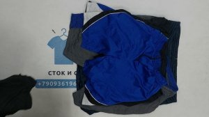 44577 Шорты спортивные большие размеры (Sport short Oversize), секонд (extra/1 кат), США, 3 пак, ~24