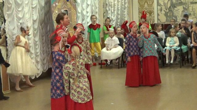 "Подушечка", "Ой, заинька" этногруппа студии, новогодние праздники в ДДТ, 2017