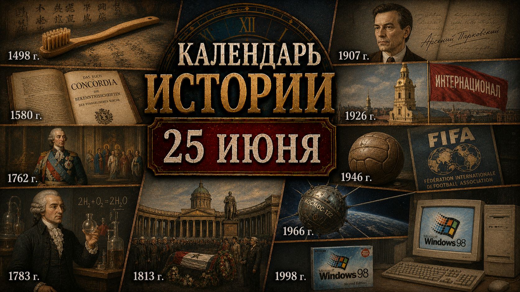 КАЛЕНДАРЬ ИСТОРИИ 25 ИЮНЯ
