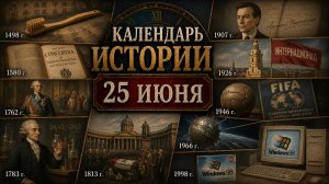 КАЛЕНДАРЬ ИСТОРИИ 25 ИЮНЯ