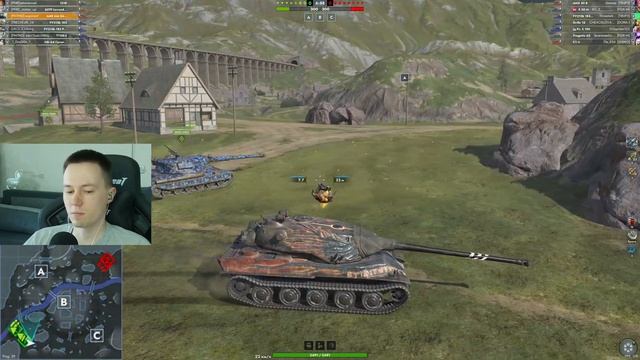 РАНДОМ 10 УРОВНЯ УМЕР - СПАСИБО AMX M4 MLE 54 TANKS BLITZ смотреть онлайн