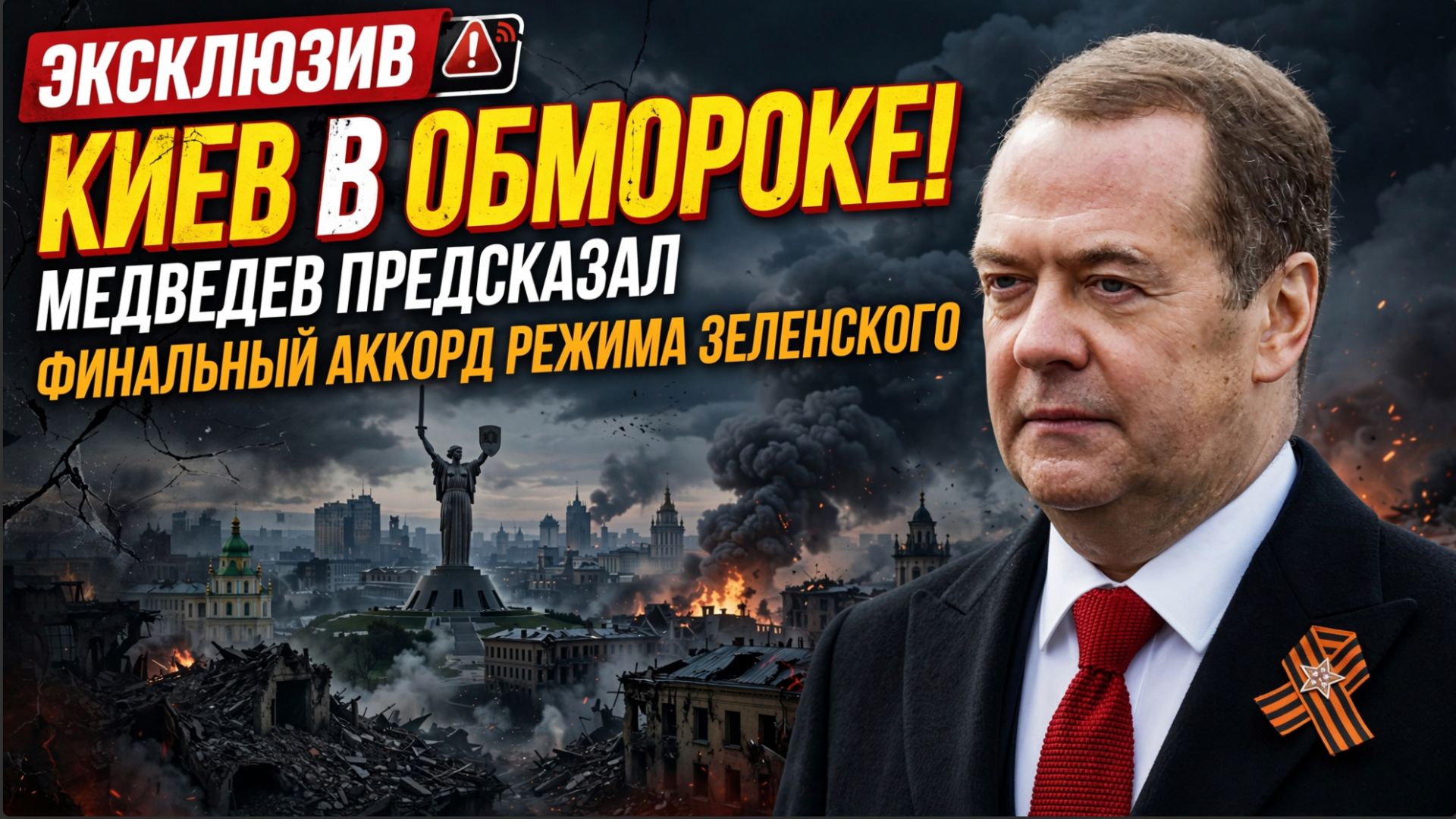 КИЕВ В ОБМОРОКЕ! МЕДВЕДЕВ ПРЕДСКАЗАЛ ФИНАЛЬНЫЙ АККОРД РЕЖИМА ЗЕЛЕНСКОГО смотреть онлайн