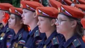 В акции «Огненная картина войны» приняли участие кадеты МЧС России
