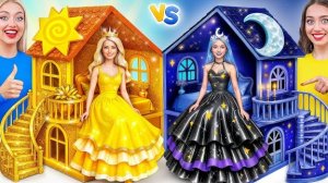 Строим Удивительный Кукольный Домик | День vs Ночь Челлендж