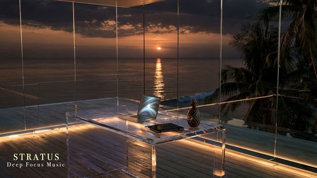 Deep Work Music ｜ Sunset Office Focus Flow for Coding & Productivity смотреть онлайн