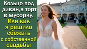Кольцо под диван, а торт в мусорку. Или как я решила сбежать с собственной свадьбы