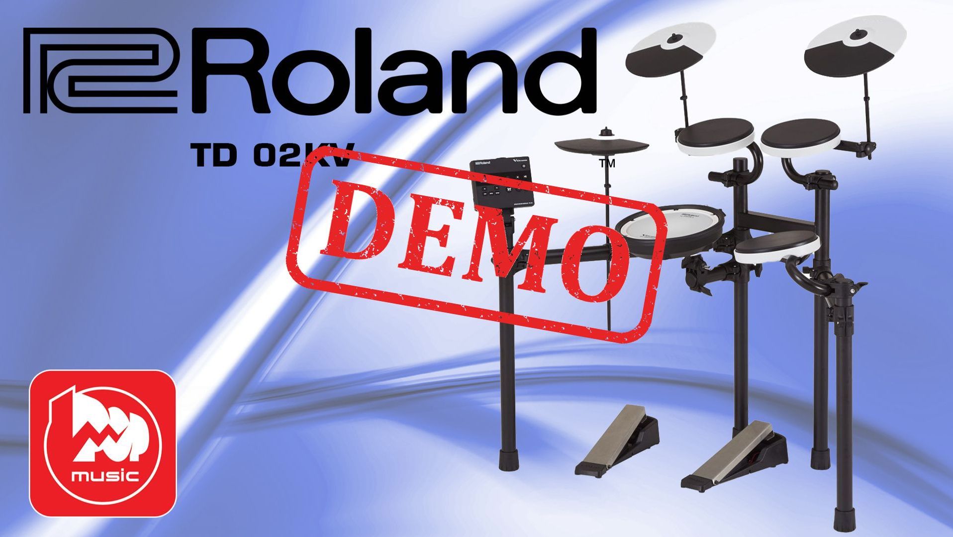 Электронная ударная установка ROLAND TD-02KV - демонстрация звучания