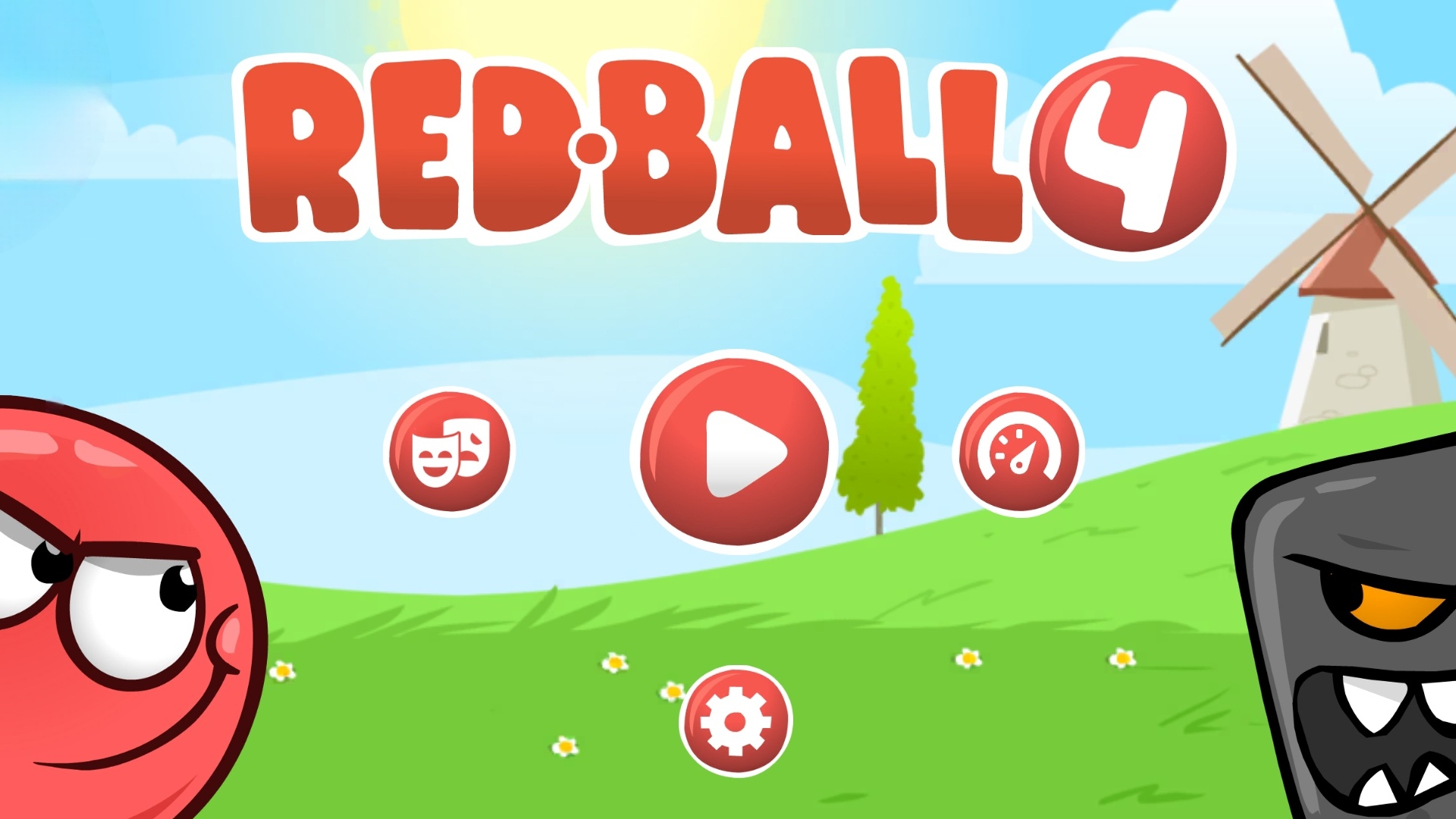Играю в "Red Ball 4" #1 смотреть онлайн