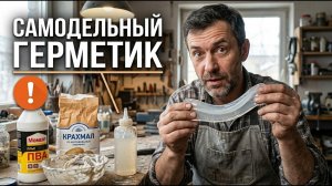 Герметик из подручных средств   3 минуты и готово
