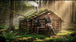 МИНИ-ИЗБА ИЗ ВАЛЕЖНИКА - Весна. Май. Что случилось с избой, после суровой, снежной зимы. Разведка.