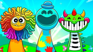 SPRUNKI ВСТРЕТИЛИСЬ С ДОУИ Poppy Playtime 4 анимации