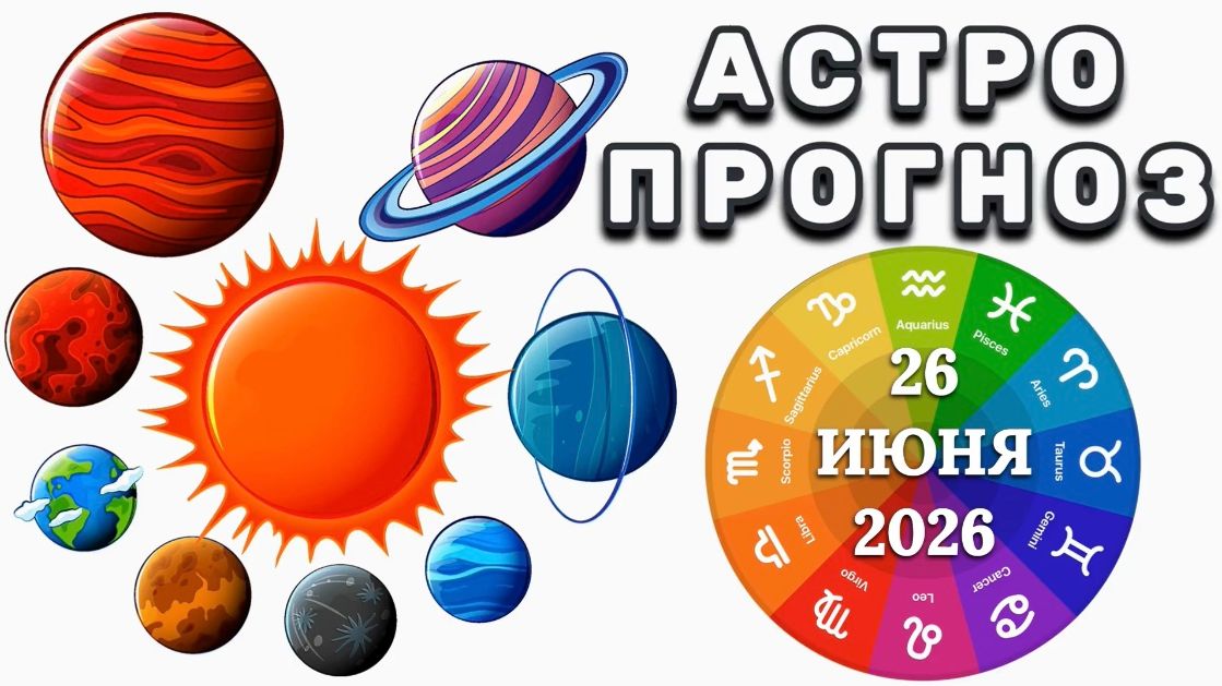 "АСТРОПРОГНОЗ на 26 ИЮНЯ 2026 года"!!! смотреть онлайн