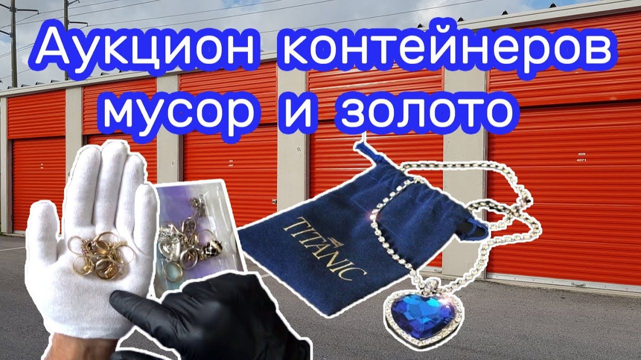 АУКЦИОН КОНТЕЙНЕРОВ В США / Два лота на аукционе.  Мусор и Золото.