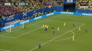 Атака в матче Шотландия - Бразилия, ЧМ по Футболу 2026
