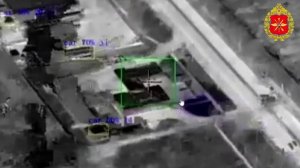 Поражение ударными БПЛА «Герань-2» автозаправочных станций