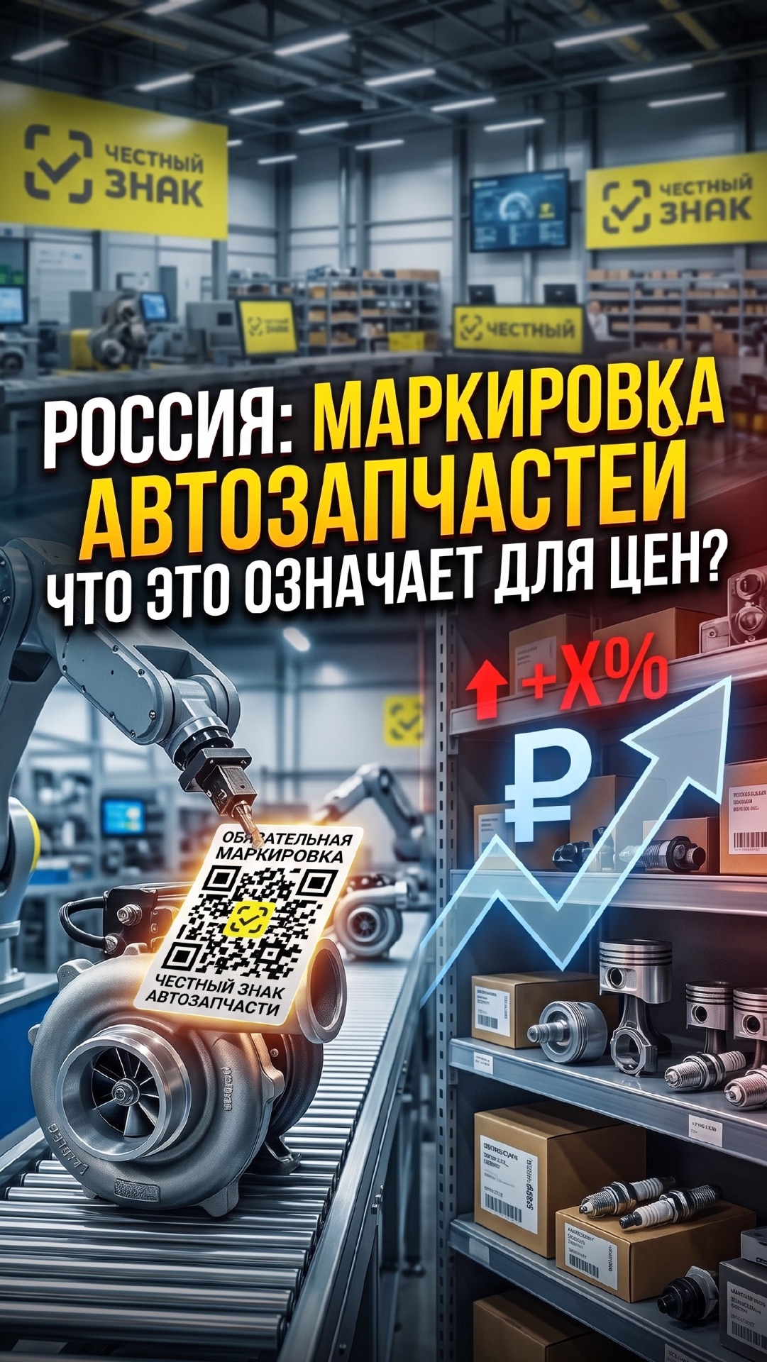 Россия вводит обязательную маркировку автозапчастей: что это означает для цен