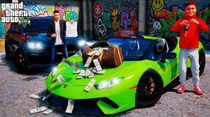 СЕРЕГА КУПИЛ СВОЮ ПЕРВУЮ ЛАМБУ?! НОВАЯ LAMBORGHINI HURACAN SPIDER! ШАШКИ! ШКОЛЬНЫЕ БУДНИ ГТА 5