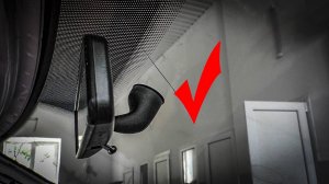 Как снять салонное зеркало Фольксваген, Шкода, Ауди с круглым пятаком